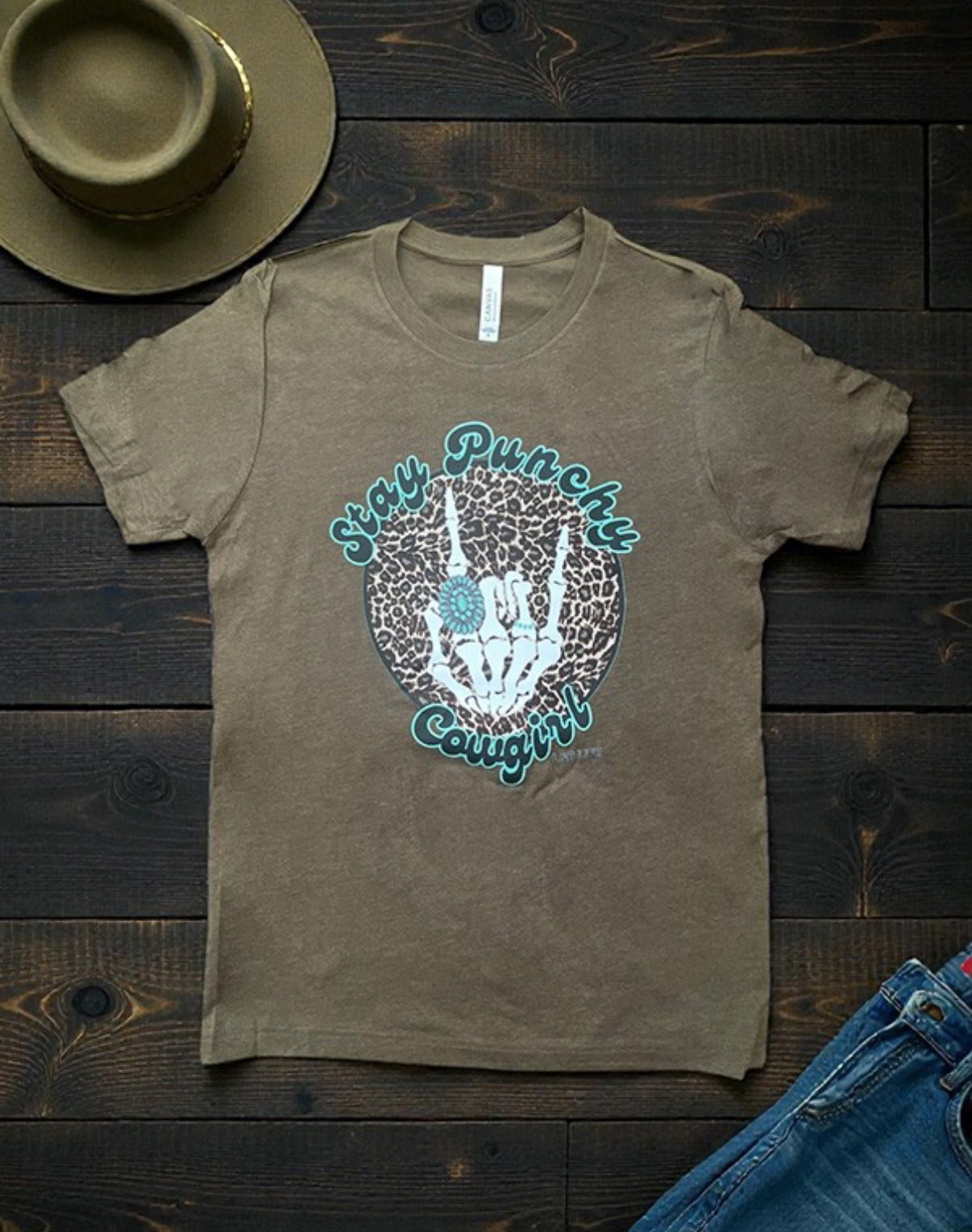 Stay Punchy Cowgirl Western Tee