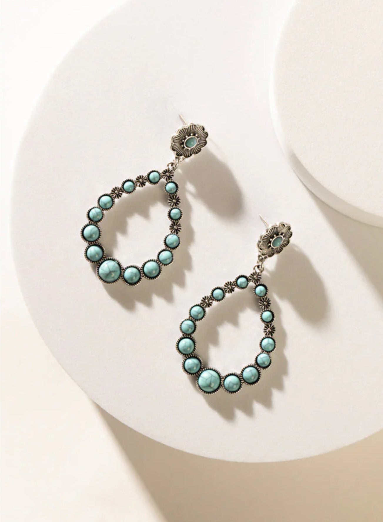 Orbit Allure Earrings In Blue