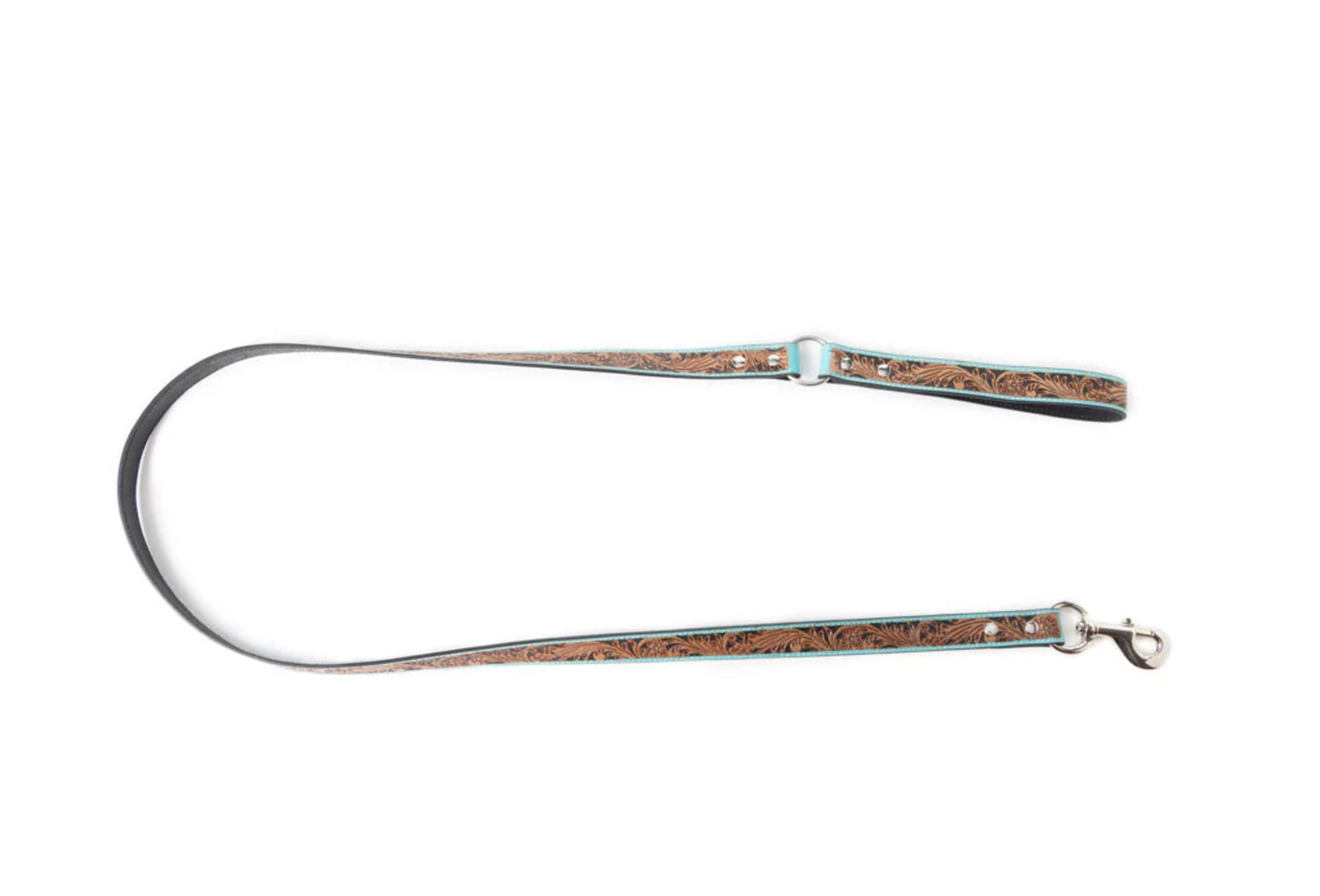 Luna Beam Dog Leash In Turquoise