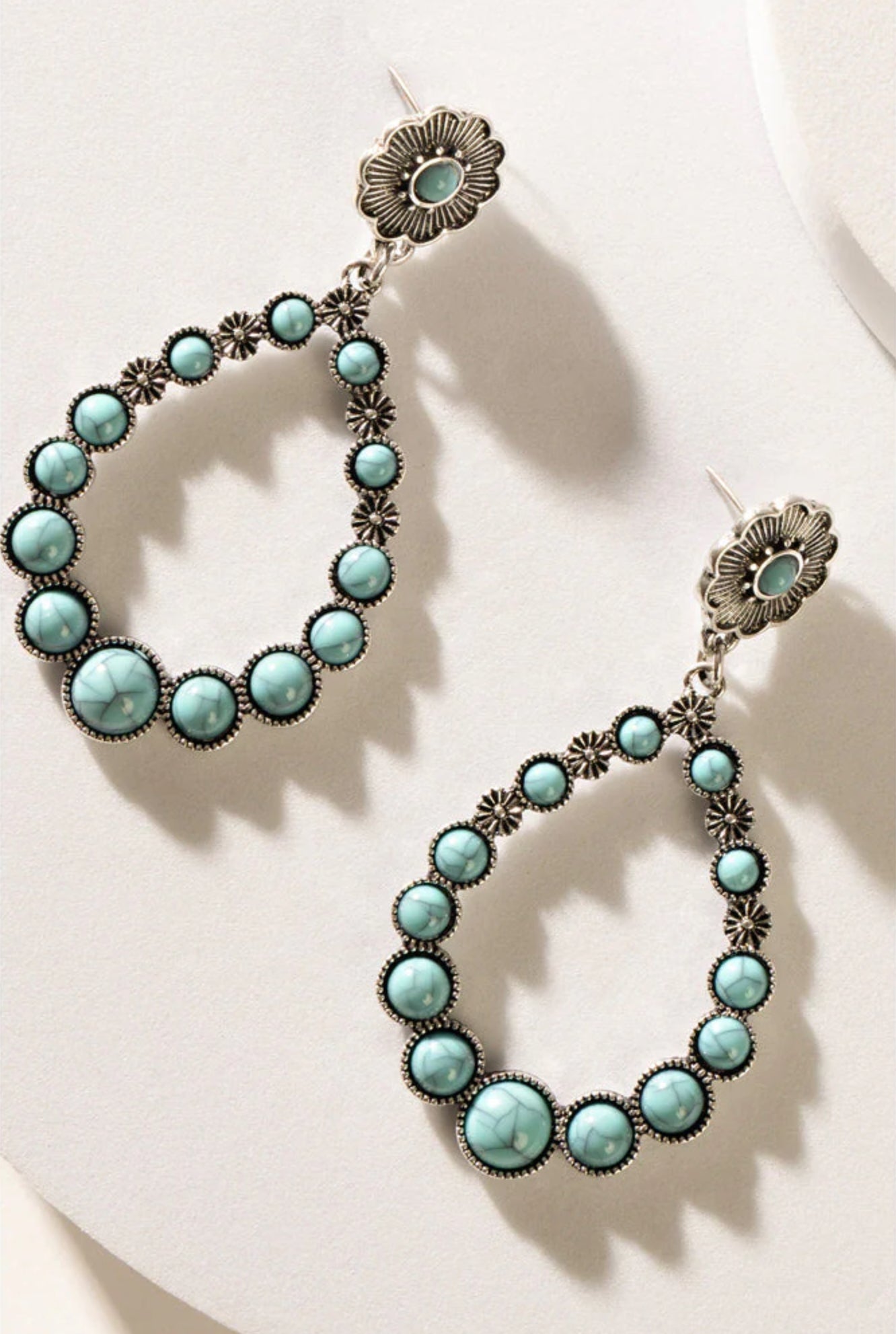 Orbit Allure Earrings In Blue