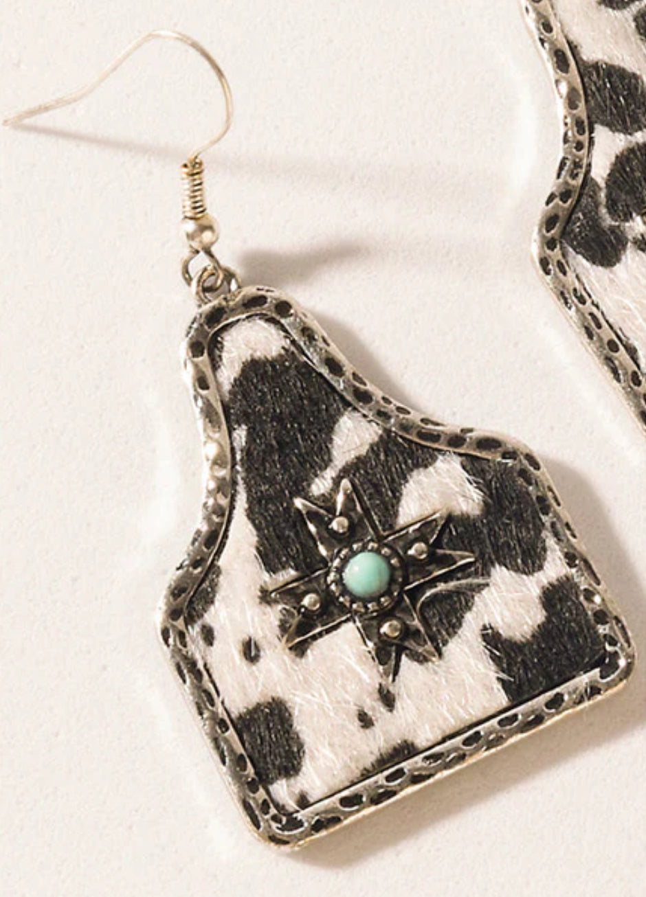 Shadowflower Earrings In Lariat Speckle