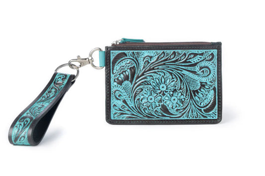 CREDIT CARD HOLDER IN TURQUOISE