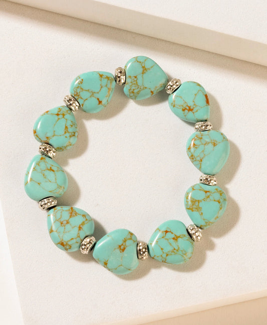 Wild West Gem Bracelet In Ocean Harmony