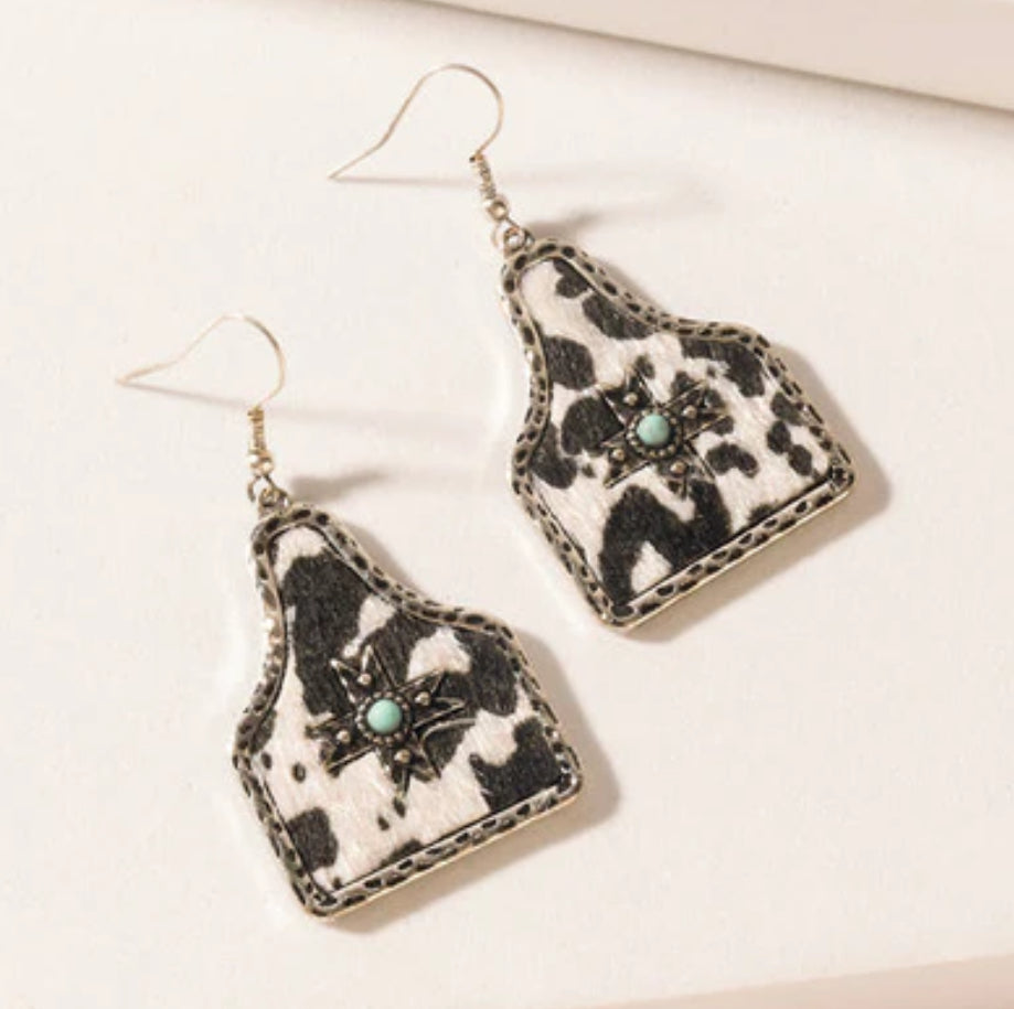 Shadowflower Earrings In Lariat Speckle