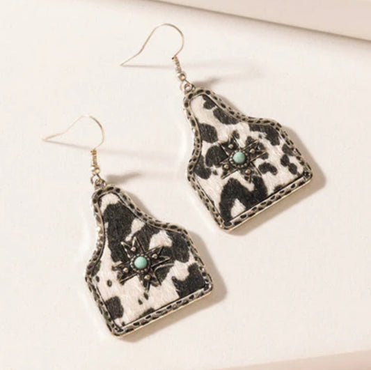 Shadowflower Earrings In Lariat Speckle