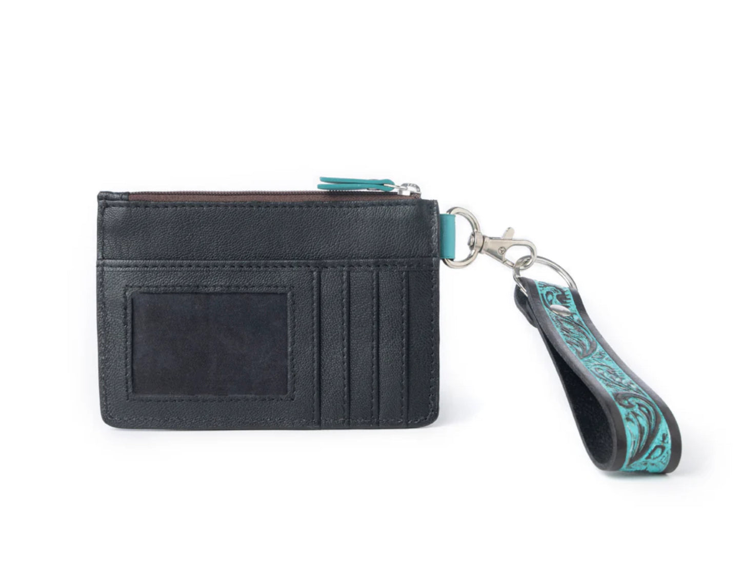 CREDIT CARD HOLDER IN TURQUOISE