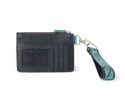 CREDIT CARD HOLDER IN TURQUOISE
