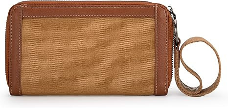 Wrangler Logo Wallet/Wristlet - Brown