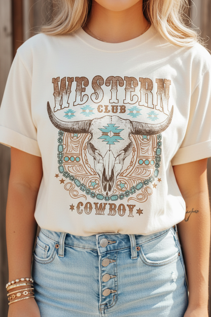 Western Club Cowboy Shirt Close-Up